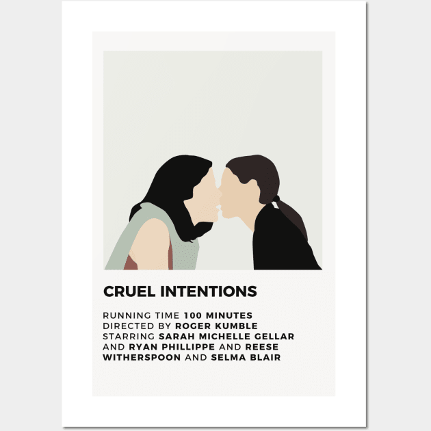 Cruel Intentions Minimalist Poster Wall Art by honeydesigns